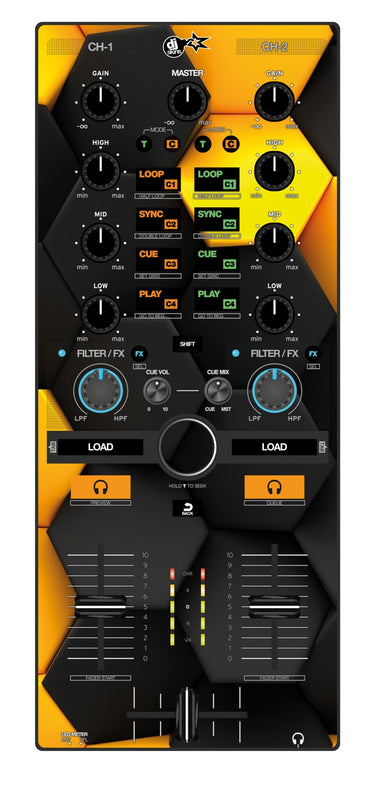 Reloop Mixtour Skin Honeycomb